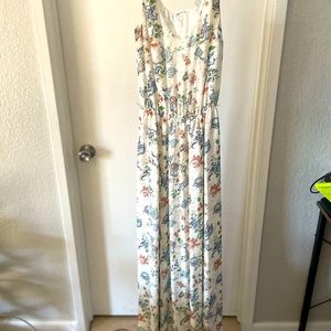 Cute Spring time Flowy Maxi Dress